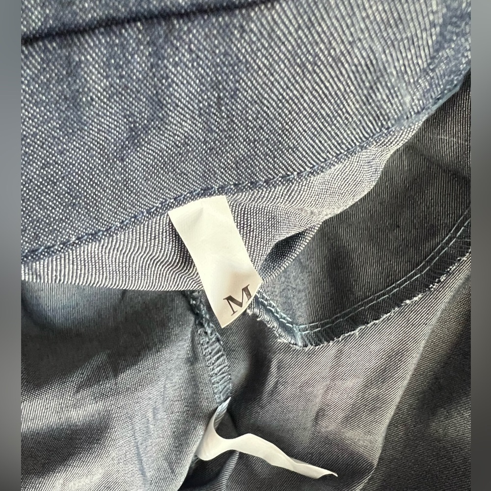 3/$15 Denim Button-Up Shirt Dress - Picture 6 of 7